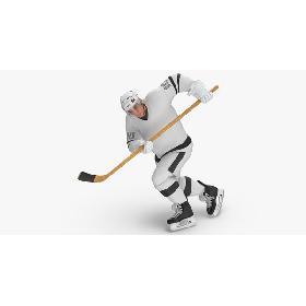 3D Hockey Attacker Character 01